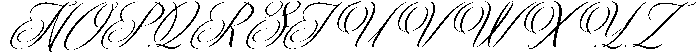 MIT Exileon Script Regular otf (400) Font UPPERCASE