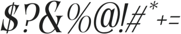 MIT Grolbraz Extra Light Italic otf (200) Font OTHER CHARS