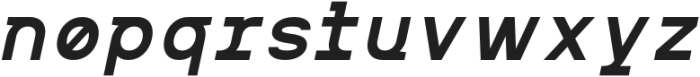 MIT Iculvist Monos Bold Italic otf (700) Font LOWERCASE
