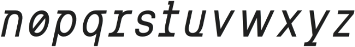 MIT Iculvist Monos Condensed Italic otf (400) Font LOWERCASE