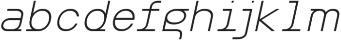 MIT Iculvist Monos Extra Light Expanded Italic otf (200) FONT