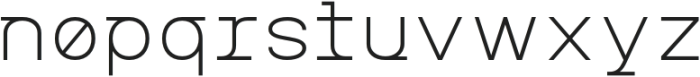 MIT Iculvist Monos Extra Light Expanded otf (200) Font LOWERCASE