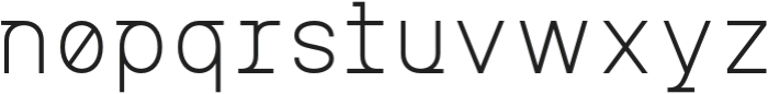 MIT Iculvist Monos Extra Light otf (200) Font LOWERCASE