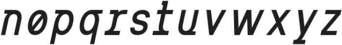 MIT Iculvist Monos Medium Condensed Italic otf (500) Font LOWERCASE