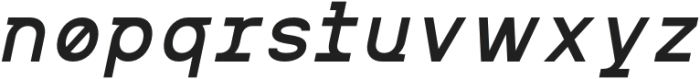 MIT Iculvist Monos Semi Bold Italic otf (600) Font LOWERCASE