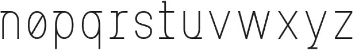 MIT Iculvist Monos Thin Condensed otf (100) Font LOWERCASE