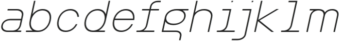 MIT Iculvist Monos Thin Expanded Italic otf (100) FONT