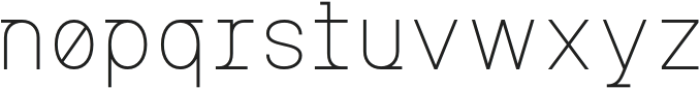 MIT Iculvist Monos Thin otf (100) Font LOWERCASE