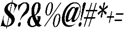 MIT Lathasterie Variable Bold Condensed Italic ttf (700) Font OTHER CHARS