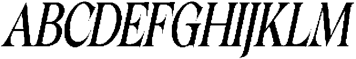 MIT Lathasterie Variable Bold Condensed Italic ttf (700) Font UPPERCASE