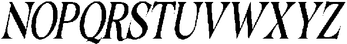 MIT Lathasterie Variable Bold Condensed Italic ttf (700) Font UPPERCASE