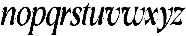 MIT Lathasterie Variable Bold Condensed Italic ttf (700) Font LOWERCASE