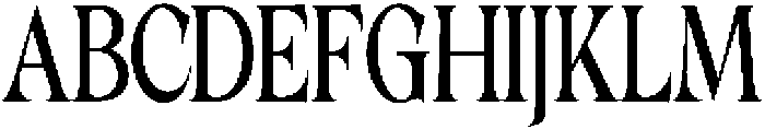 MIT Lathasterie Variable Bold Condensed ttf (700) Font UPPERCASE