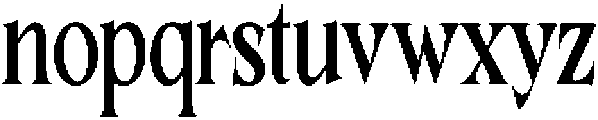 MIT Lathasterie Variable Bold Condensed ttf (700) Font LOWERCASE