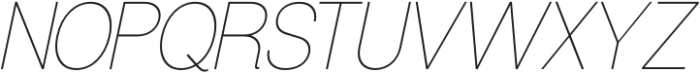 MIT Quailav Hairline Italic otf (100) Font UPPERCASE