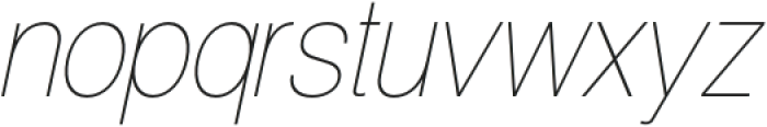 MIT Quailav Hairline Italic otf (100) Font LOWERCASE