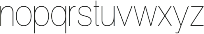 MIT Quailav Hairline otf (100) Font LOWERCASE