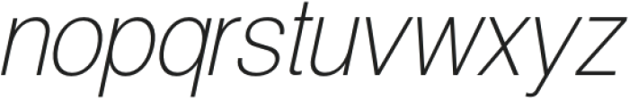 MIT Quailav Thin Italic otf (100) Font LOWERCASE