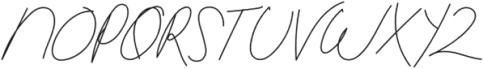 MITALICA Italic otf (400) Font UPPERCASE