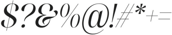Miagest Italic otf (400) Font OTHER CHARS