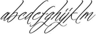 Mialora Sagitha Italic otf (400) Font LOWERCASE