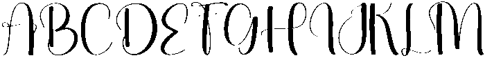 Michael Regular otf (400) Font UPPERCASE