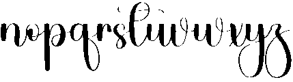 Michael Regular otf (400) Font LOWERCASE