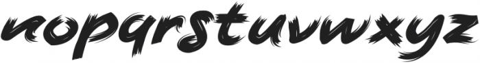 Michaelbrush Bold Italic otf (700) Font LOWERCASE