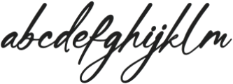 Michaello Refflection otf (400) Font LOWERCASE