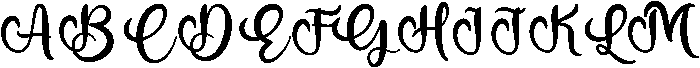 Michalina Regular otf (400) Font UPPERCASE