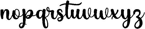 Michalina Regular otf (400) Font LOWERCASE