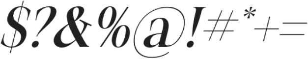 Michela Azorha Italic Italic otf (400) Font OTHER CHARS