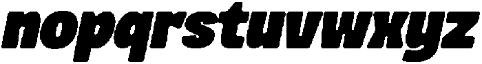 Mickon Bold Slant otf (700) Font LOWERCASE