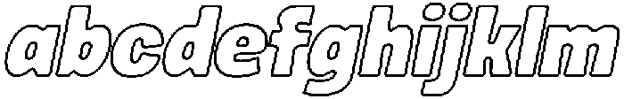 Mickon Outline Slant otf (400) FONT