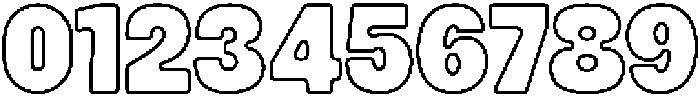 Mickon Outline otf (400) Font OTHER CHARS