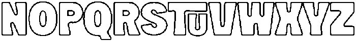 Mickon Outline otf (400) Font UPPERCASE