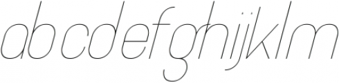 Micolesther Light Italic ttf (300) Font LOWERCASE
