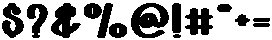 Micro Cheating Regular otf (400) Font OTHER CHARS