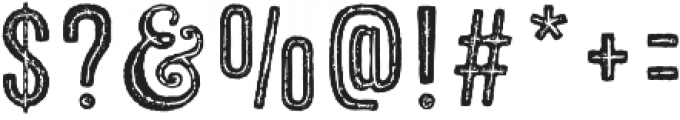 Microbrew Three Inline otf (400) Font OTHER CHARS