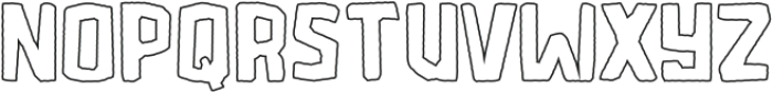 Microlith Cutout Outline otf (400) Font UPPERCASE