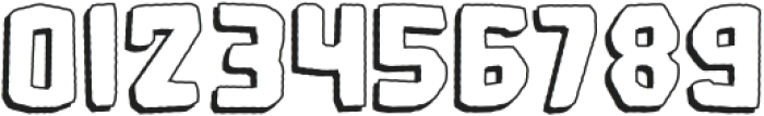 Microlith Cutout Shadow otf (400) Font OTHER CHARS