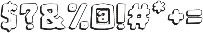 Microlith Cutout Shadow otf (400) Font OTHER CHARS