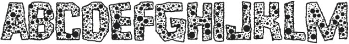 Microlith Spotty Rough otf (400) Font UPPERCASE