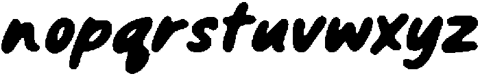 Midable Blur otf (400) Font LOWERCASE