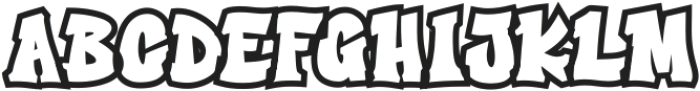 Midbrys Outline ttf (400) Font UPPERCASE