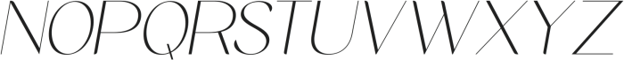 Midland Luxury Italic Thin otf (100) Font UPPERCASE