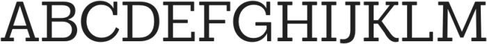Midles Slab Regular otf (400) Font