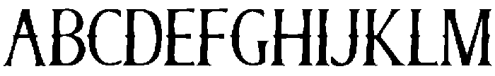 Midnight Apothecary Serif Regular otf (400) Font UPPERCASE