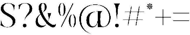 Midnight Company otf (400) Font OTHER CHARS