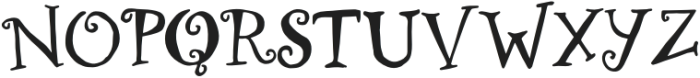 Midnight Conjure Display Font Regular otf (400) Font UPPERCASE